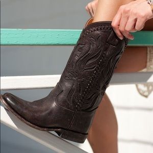Frye “Wyatt Overlay” cowboy boots